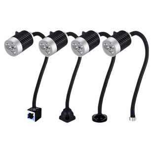 LED机床工作灯24v冲床铣床照明灯36V车床灯220V磁铁磁性工业台灯