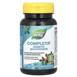 然萃维,Completia®，Diabetic完整复合维生素，无铁，90 片