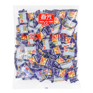 春光特制椰子糖500g散装正宗海南特产传统特浓椰奶糖果老包装喜糖