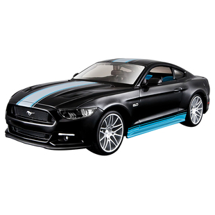 美驰图1:24拼装模型DIY手工野马GT法拉利合金汽车男孩益智玩具