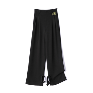 箐箐佳美摩登舞裤子2025新款广场舞交谊舞练功服时尚束脚显瘦长裤