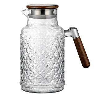 玻璃煮茶壶耐高温家用大容量加厚高硼硅烧水养生泡花茶水单壶专用