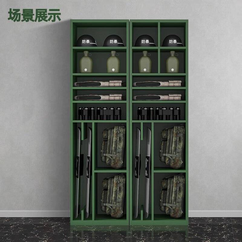 单人战斗装备携行柜指挥器材柜防爆物资存放柜背囊头盔盾牌组合柜