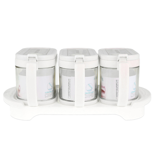 振兴玻璃调味盒家用组合调味罐子盐罐糖味精佐料收纳油壶瓶套装