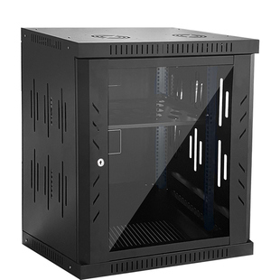 白色12u450网络机柜19寸弱电机柜多媒体标准机柜防尘散热机箱柜静音机柜