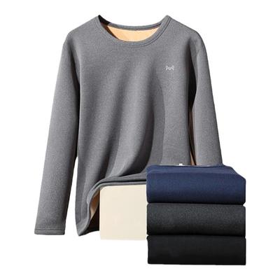 男士巨厚550g/㎡中领保暖内衣