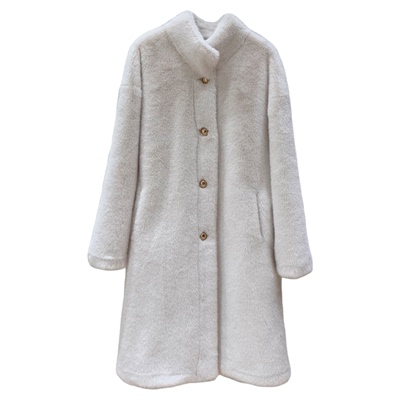 水貂绒环保皮草大衣皮毛一体皮草