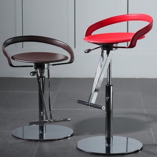 北欧轻奢吧台椅旋转吧椅现代简约高脚椅升降吧凳创意酒吧椅高脚凳