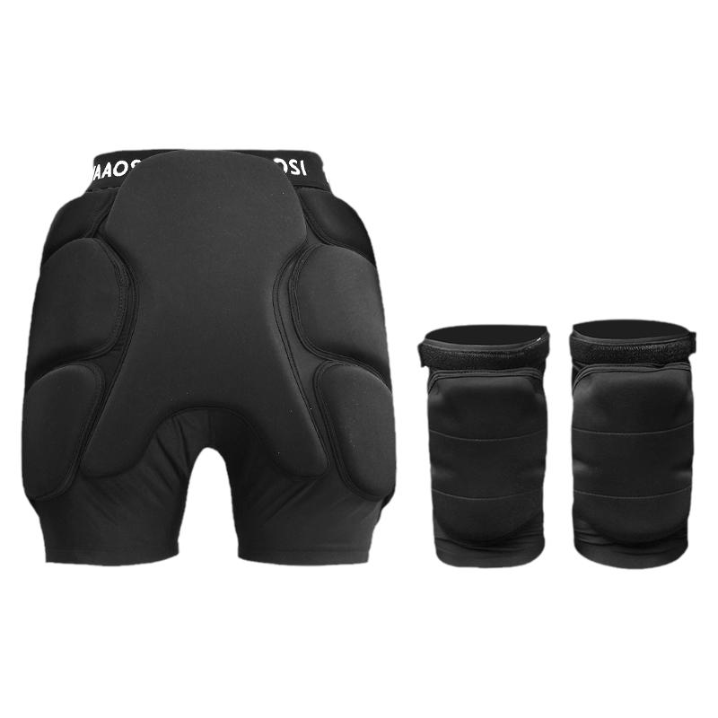 滑雪护具内穿护臀裤女全套花样滑冰护膝儿童滑板防摔单板屁股垫