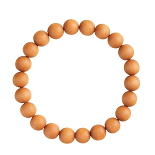 山东天然野生桃木手串男女款念佛珠护身符特级木质手链盘檀木单圈