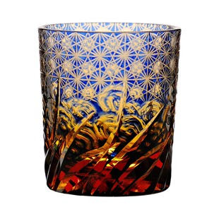 EVRA【浪涌】江户切子水晶玻璃酒杯手工雕刻威士忌洋酒杯礼盒套装