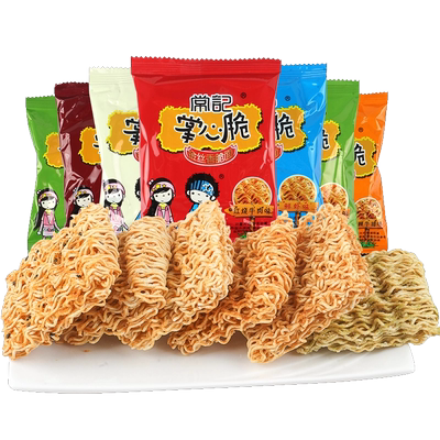 整箱装干脆面常记充饥夜宵