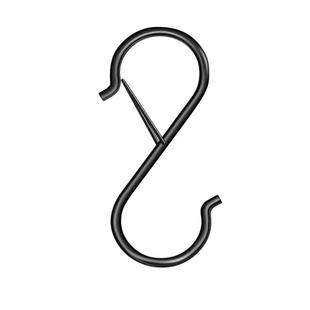 防风加粗S型挂钩弹簧扣挂杆子袋子配件家用厨房卫浴宿舍收纳