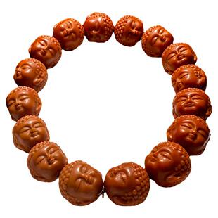 宝宝佛大尺寸猴头手串高端男士手链盘玩雕刻小佛头女款橄榄核精雕