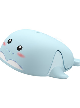 可爱海豚无线鼠标静音蓝牙USB