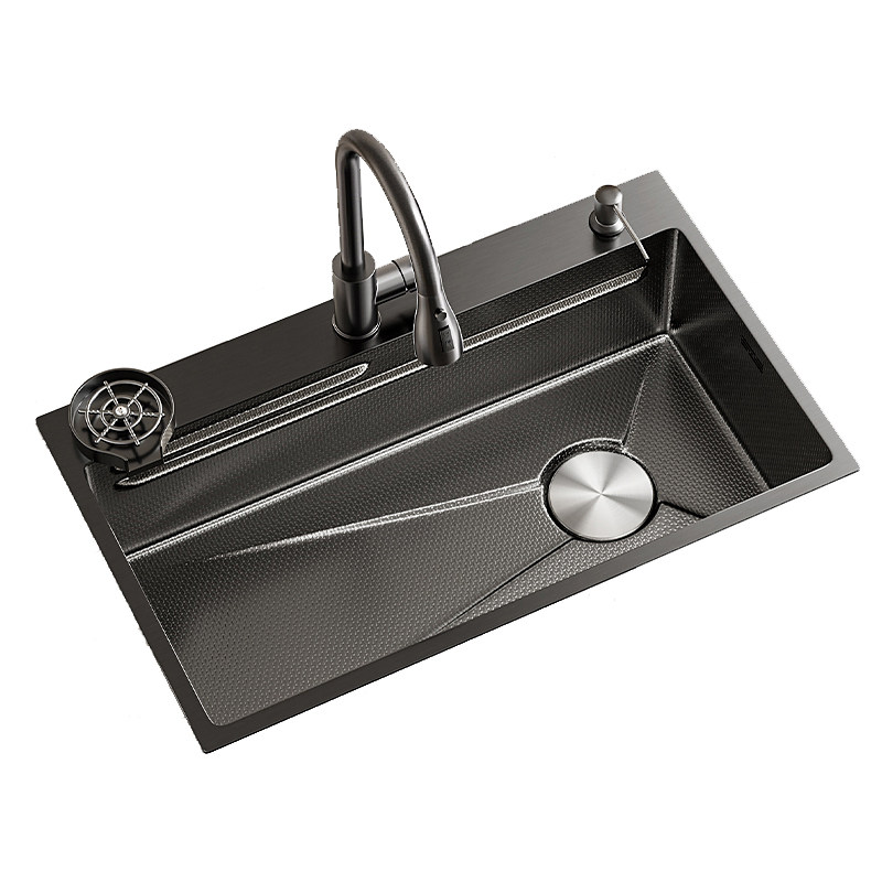 【特厚5.0】304不锈钢厨房大单槽