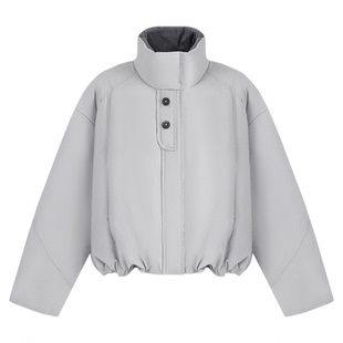 SeRina Blue品牌2025年冬季新款立领女士羽绒服短款保暖外套夹克