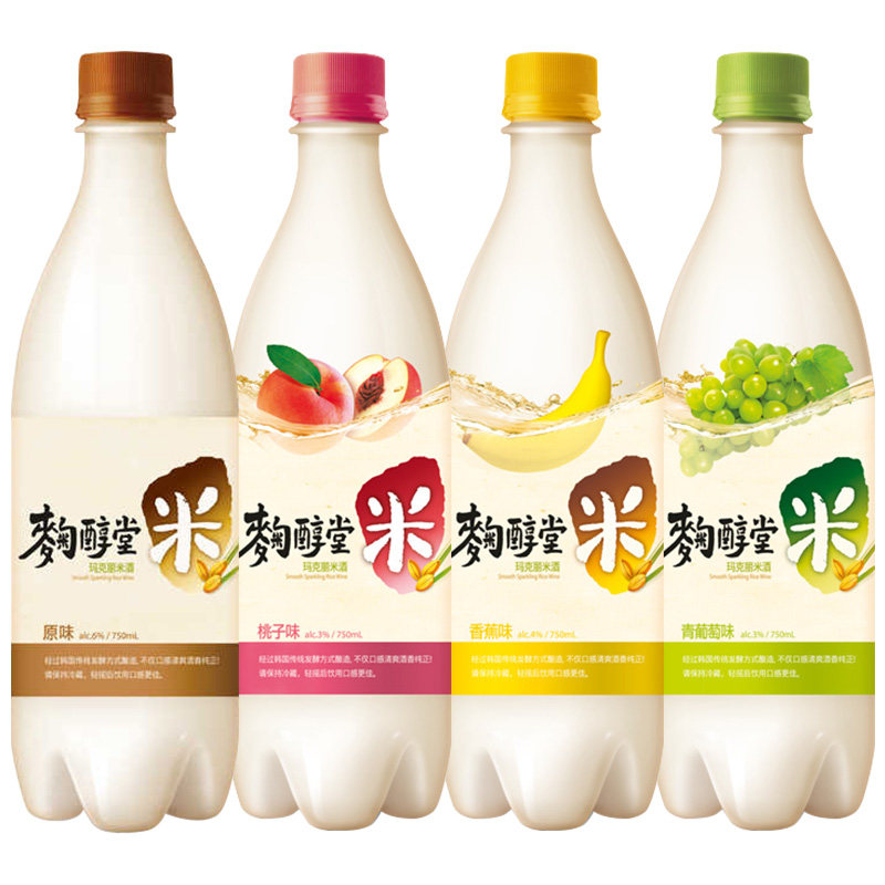 韩国进口米酒糯米味750ml