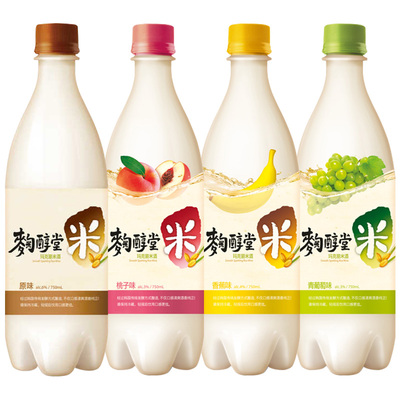 韩国进口米酒糯米味750ml