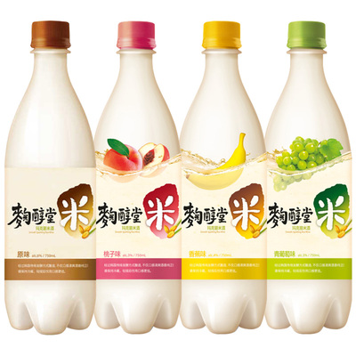 韩国进口麴醇堂米酒糯米味750ml