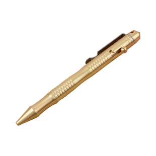 包邮枪栓式黄铜战术笔 创意制作金属圆珠笔 私人礼品定制激光刻字