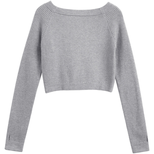 舞蹈毛衣女秋冬长袖舞蹈服成人保暖外套外搭披肩芭蕾舞练功服上衣