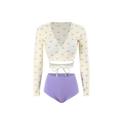 2023新款泳衣女分体泳衣长袖防晒