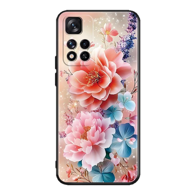 秋昊适用于红米Note11 5G手机壳21091116AC春天2109l116AC花卉Rdeminote11防摔5G保护套21091116ac好看hmnote