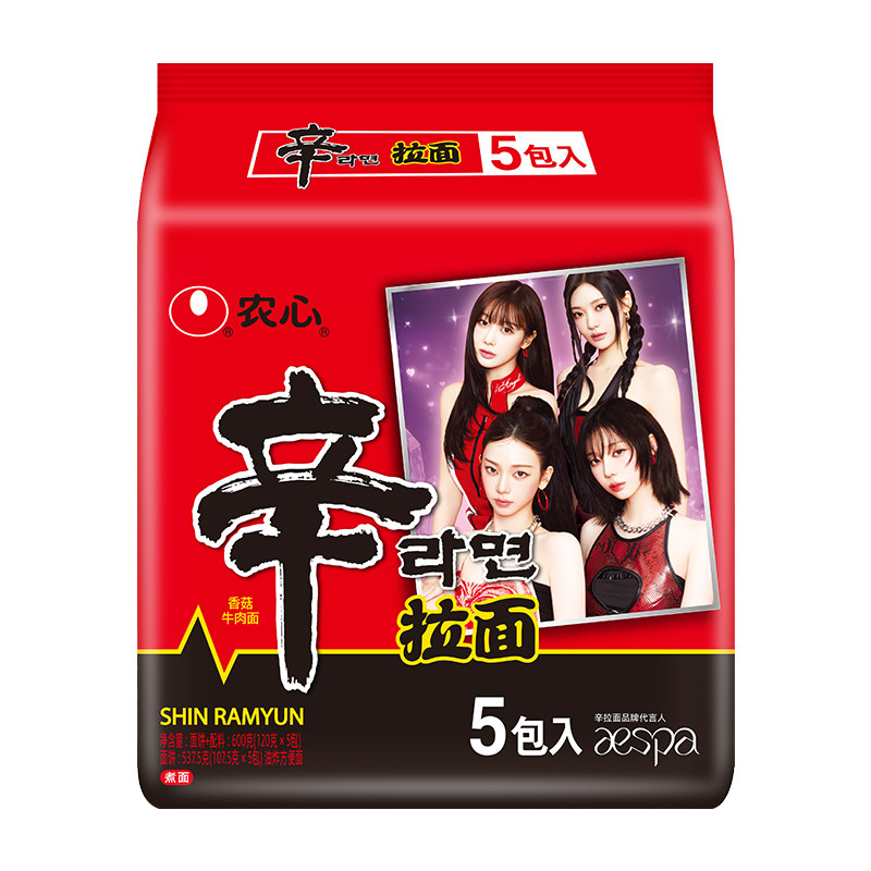【aespa代言】农心经典辛拉面