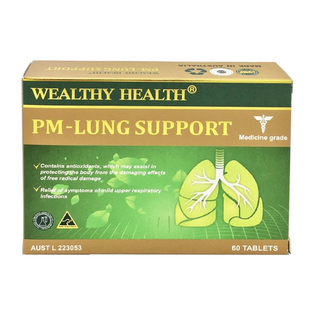 澳洲代购富康wealthy health PM-LUNG SUPPORT 清肺护肺 60粒