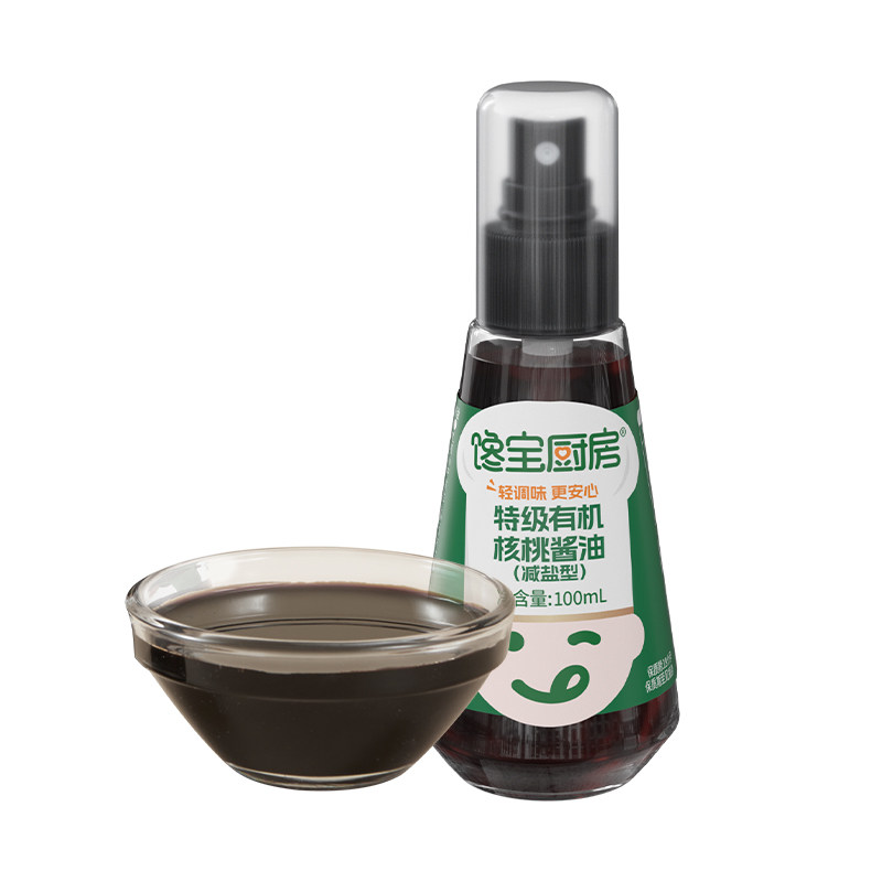机核桃酱油儿童调料减盐宝宝馋了