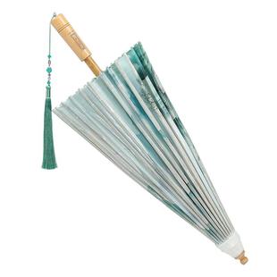 毕六福油纸伞晴雨两用国风汉服伞防水手工雨伞泸州非遗手工古风伞