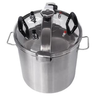 伊东304不锈钢桶抗暴压力锅商用大号50L升明火电磁炉复合底高压锅