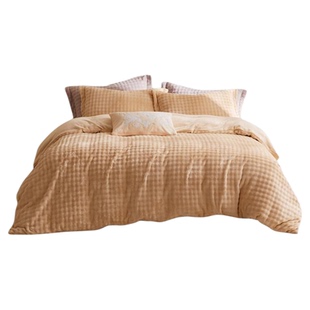 罗莱家纺长毛绒慕斯绒双面暖绒加厚套件床单被套双人床四件套