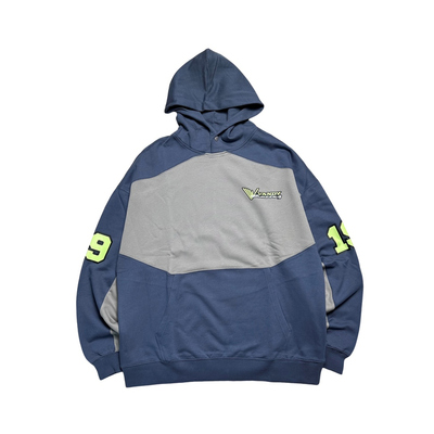 VandyThePink双色赛车连帽卫衣