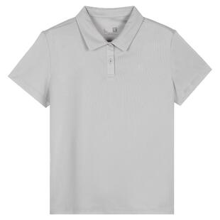 乔丹短袖T恤女翻领POLO衫宽松大码女装2026夏季新款冰丝速干上衣