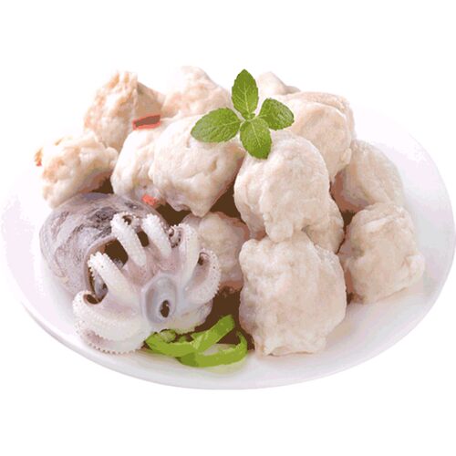 海欣深海墨鱼丸花枝丸250g正宗串串墨鱼丸子火锅食材烧烤豆捞食材