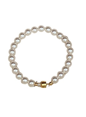 纯银磁吸扣650施家珍珠手链女简约小众设计高级百搭轻奢气质手饰