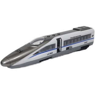 儿童惯性仿真高铁和谐号列车双头车模型男孩宝宝声光玩具动车组