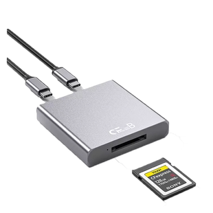 CFE读卡器CFexpress存储卡Type-A相机适用索尼A7S3M4多功能CFA内存CFB高速SDXC UHS-II4.0苹果手机电脑转换器