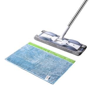 平板夹布拖地拖把家用拖布替换布条地板擦地专用抹布吸水毛巾保洁