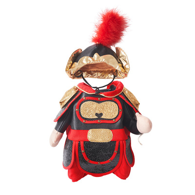【petstar_勇将战袍】狗狗衣服帽子披风套装宠物铠甲COS服站立装