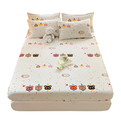 新款纯棉床笠单件全棉床罩