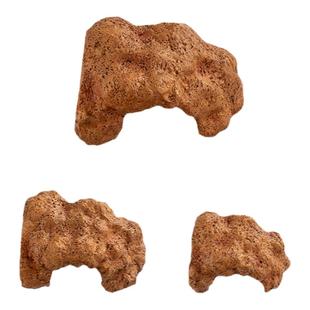 其鳞仿真岩石爬宠躲避屋乌龟晒背晒台黄缘龟蜥蜴守宫蛇饲养箱造景