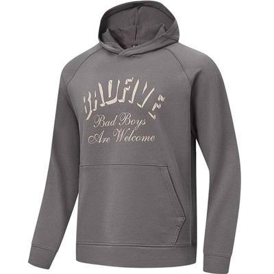 李宁卫衣男子反伍系列梭织连帽宽松透气运动服套头衫AWDT887-B品