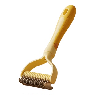 宠物开结梳除毛梳不锈钢狗狗毛刷猫咪去毛器双面开结梳子宠物用品