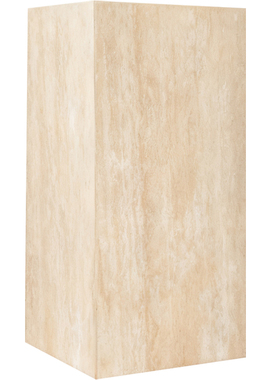 天然洞石大理石摆件底座高级感