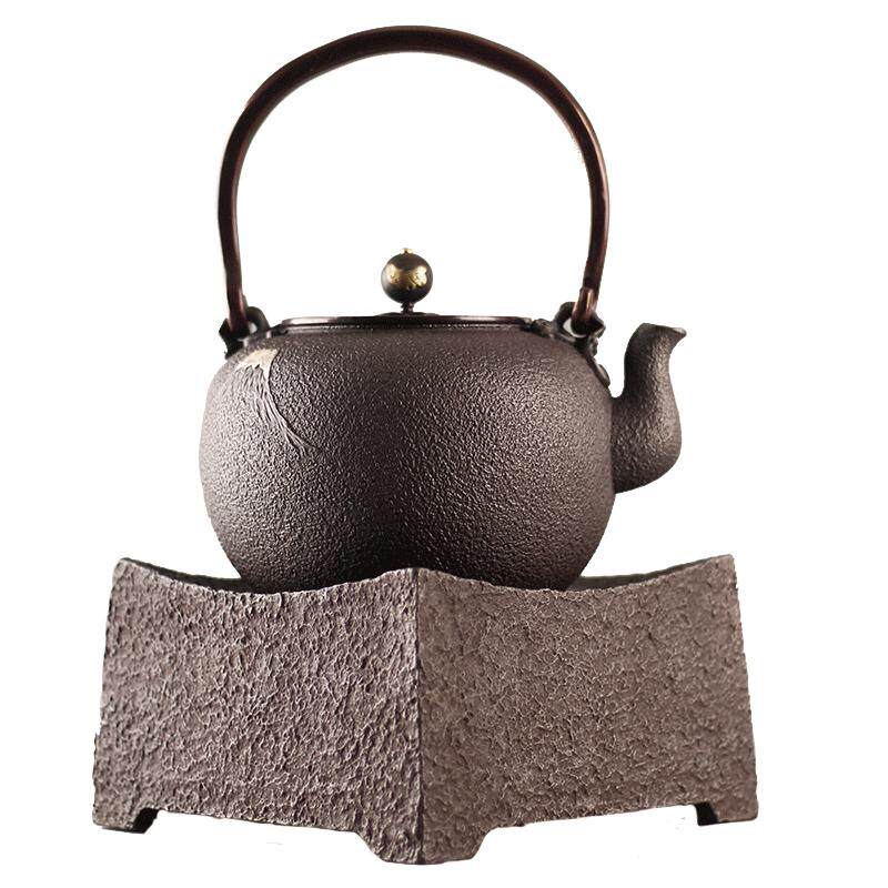日本原装进口富士山砂铁壶尾货清仓高端烧水壶复古茶器具功夫铁瓶