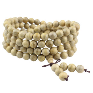 厂家直销印尼巴布亚奶香木沉香手串108颗佛珠念珠8MM男女手饰品