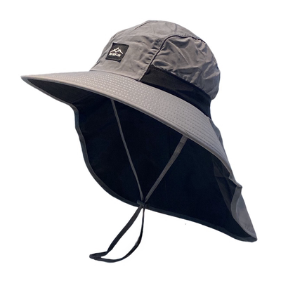 户外露营披肩防晒帽子女夏季大檐